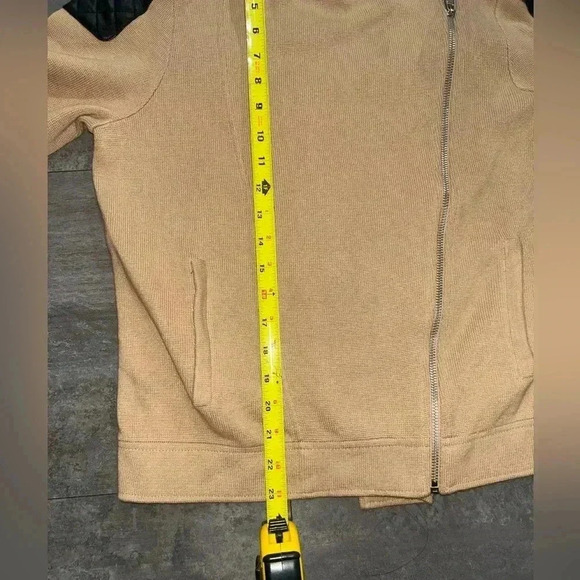 NEW Lauren Ralph Lauren Asymmetrical Zip Up Knit Jacket Sweater Size L - Picture 12 of 12